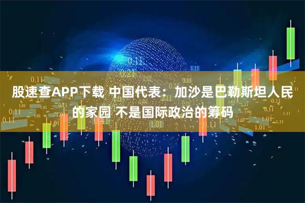 股速查APP下载 中国代表：加沙是巴勒斯坦人民的家园 不是国际政治的筹码