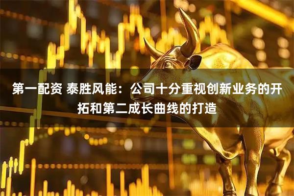 第一配资 泰胜风能：公司十分重视创新业务的开拓和第二成长曲线的打造